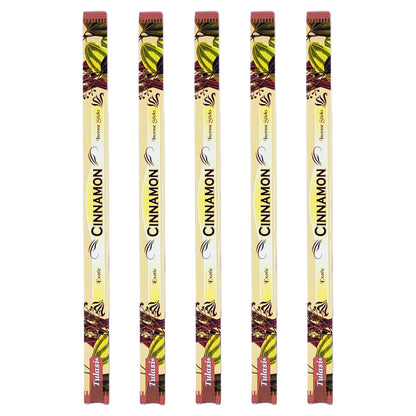 Cinnamon Tulasi 9" Incense Sticks, 8ct Square Packs
