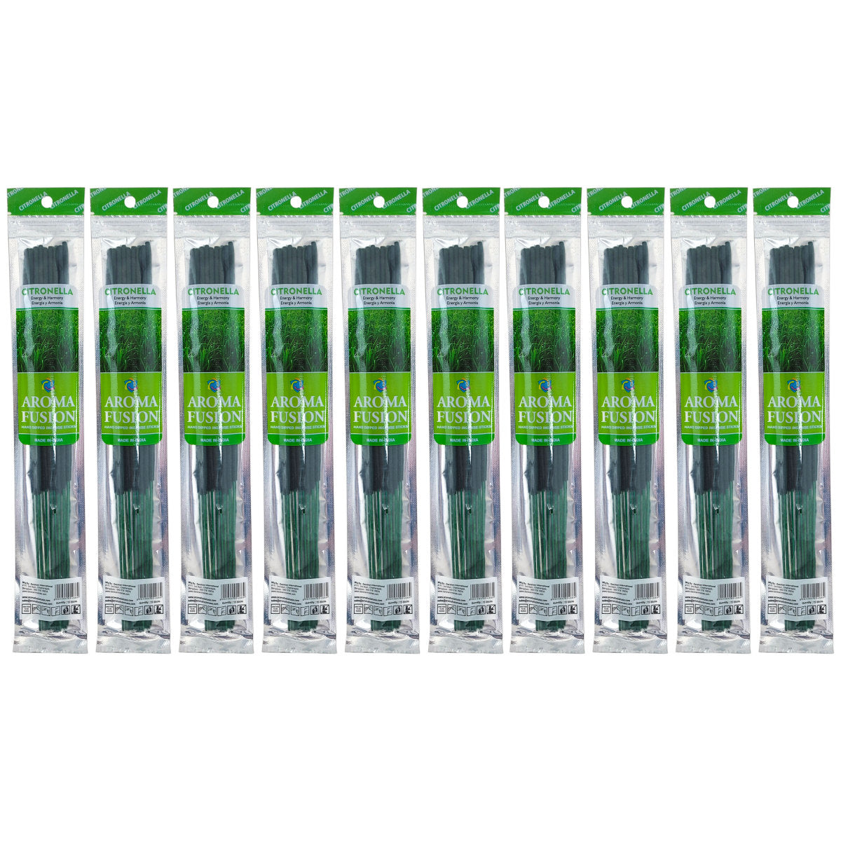 Aroma Fusion 11" Incense Sticks - Citronella Scent