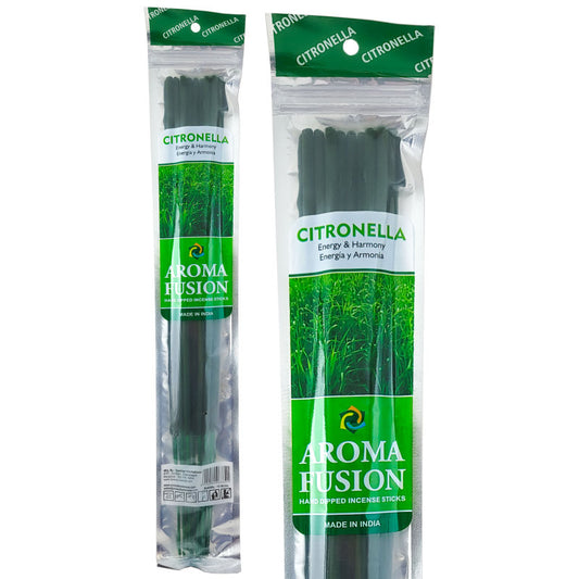 Citronella Scent Aroma Fusion 19" Jumbo Incense, 10-Stick Pack