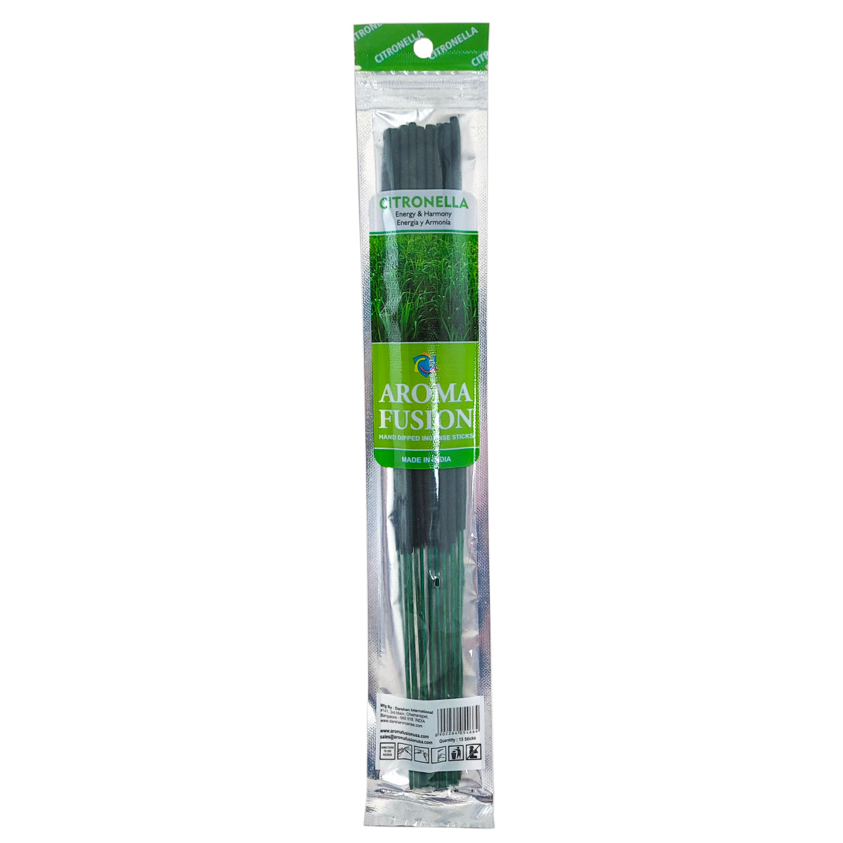 Aroma Fusion 11" Incense Sticks - Citronella Scent