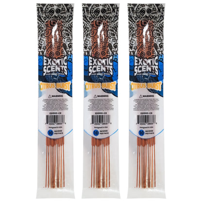 Citrus Burst Scent 11" Exotic Scents Incense