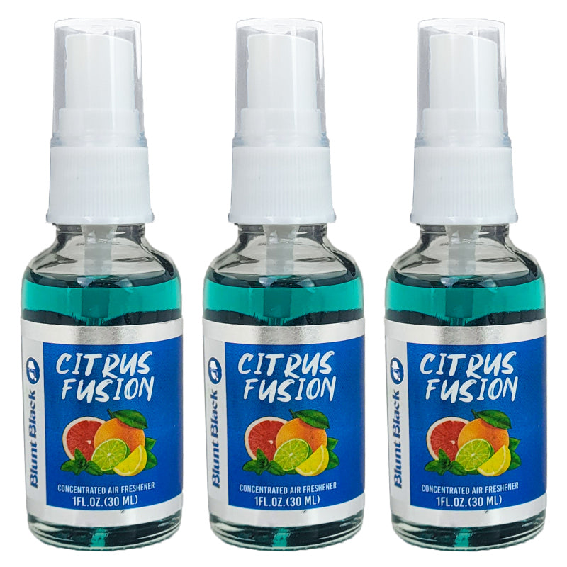 Citrus Fusion Scent Blunt Black 1OZ Air Freshener Spray