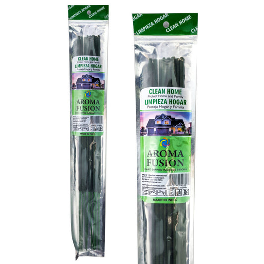 Clean Home Scent Aroma Fusion 19" Jumbo Incense, 10-Stick Pack
