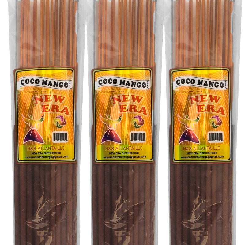 Coco Mango Scent, New Era 19" Jumbo Incense