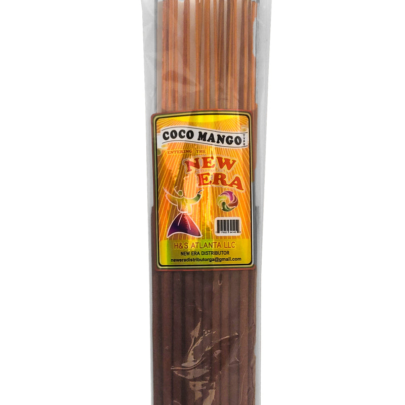 Coco Mango Scent, New Era 19" Jumbo Incense