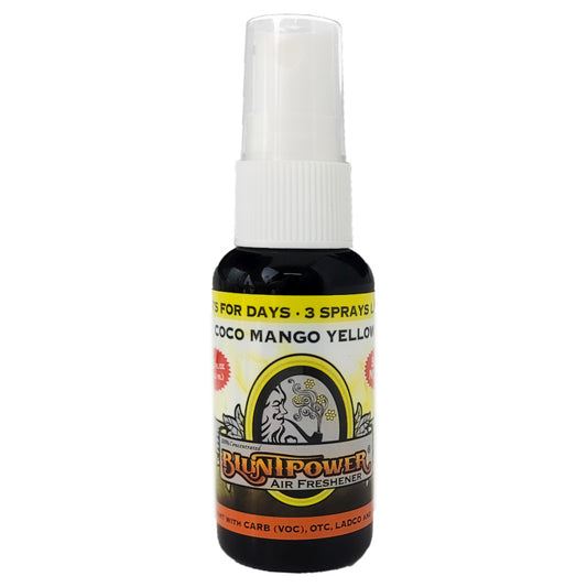 Blunt Power Spray 1.5 OZ Coco Mango Yellow Scent