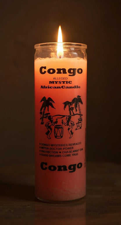 7 Day Candle, Congo (Pink)