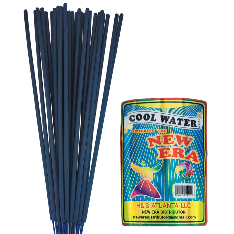 Cool Water Scent, New Era 19" Jumbo Incense