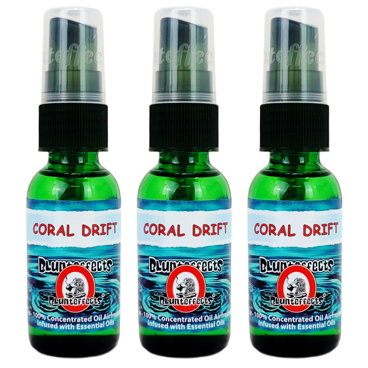 BluntEffects Air Freshener Spray, 1OZ Coral Drift