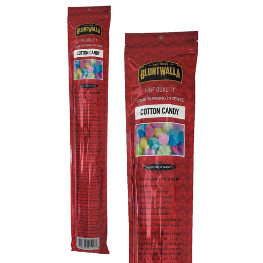 19" Jumbo Bluntwalla Cotton Candy Scent Incense Pack