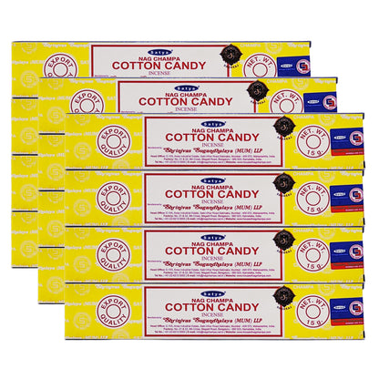 Satya Cotton Candy Scent Incense Sticks, 15g Pack