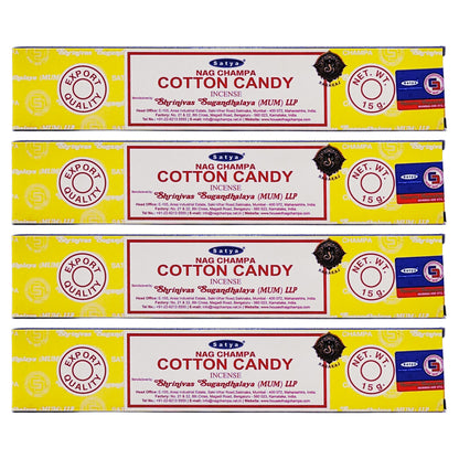 Satya Cotton Candy Scent Incense Sticks, 15g Pack
