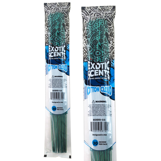 Cotton Cloud Scent 19" Exotic Scents Jumbo Incense