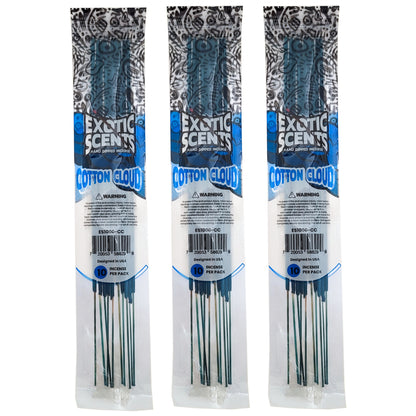 Cotton Cloud Scent 11" Exotic Scents Incense