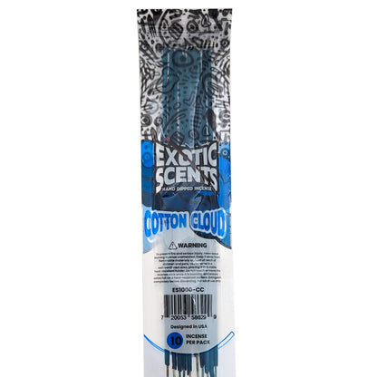 Cotton Cloud Scent 11" Exotic Scents Incense