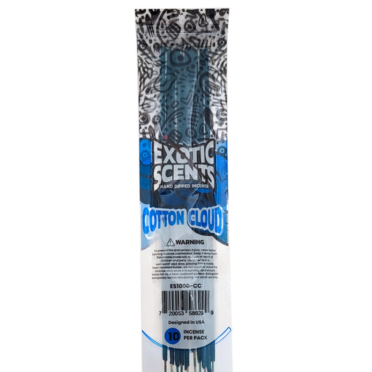 Cotton Cloud Scent 11" Exotic Scents Incense