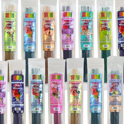10 Pack Assorted SWAG 11 Inch Incense Variety Bundle, 10ct Packs