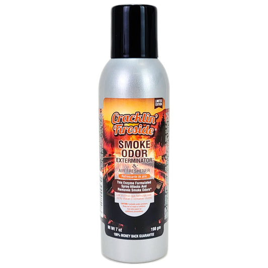 Cracklin' Fireside Scent 7oz Smoke Odor Exterminator Aerosol Can Spray