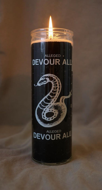 7 Day Candle, Devour All (Black)