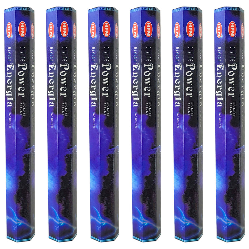 HEM Incense Sticks 20-Stick Hex Packs, Divine Power