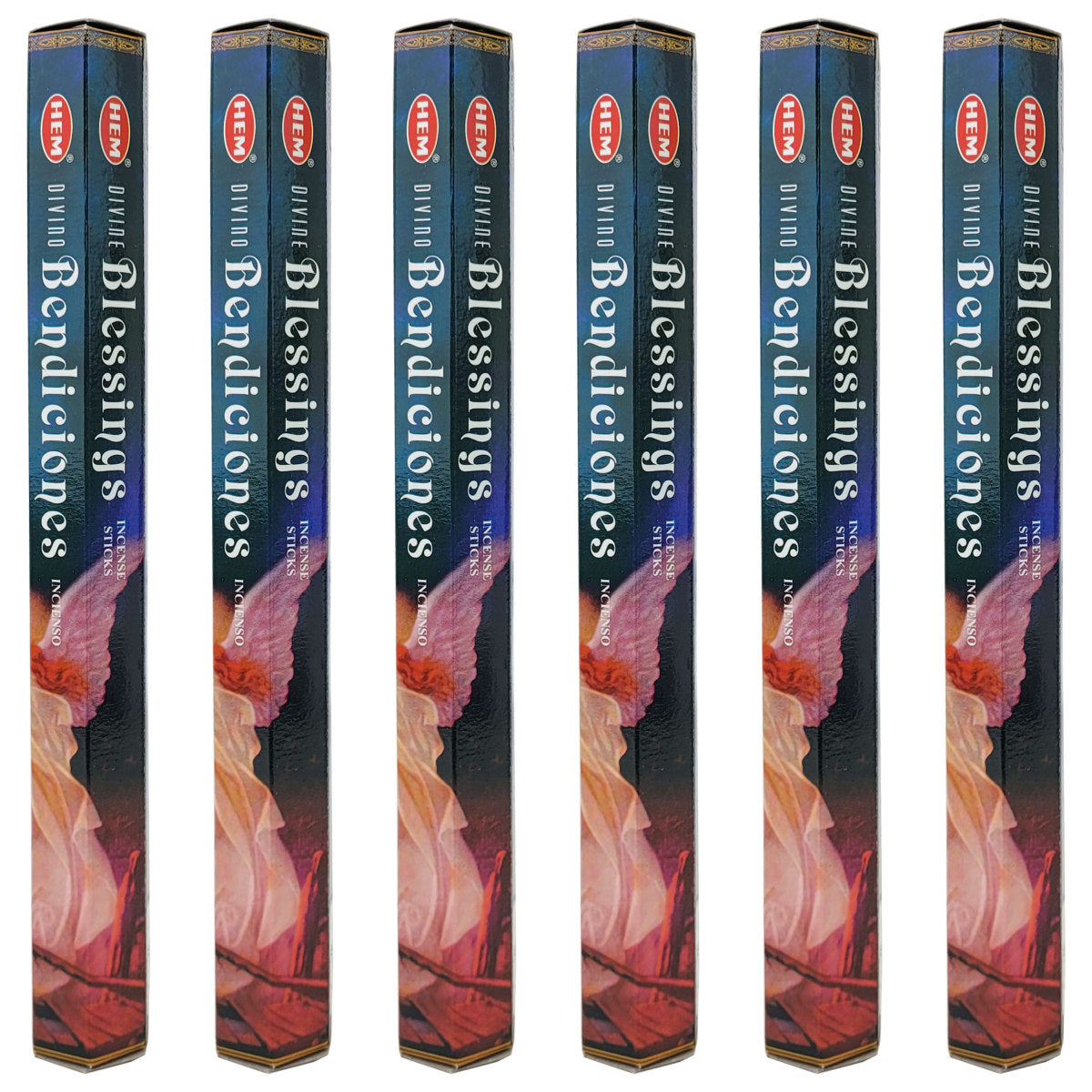 HEM Incense Sticks 20-Stick Hex Packs, Divine Blessings Scent