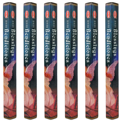 HEM Incense Sticks 20-Stick Hex Packs, Divine Blessings Scent