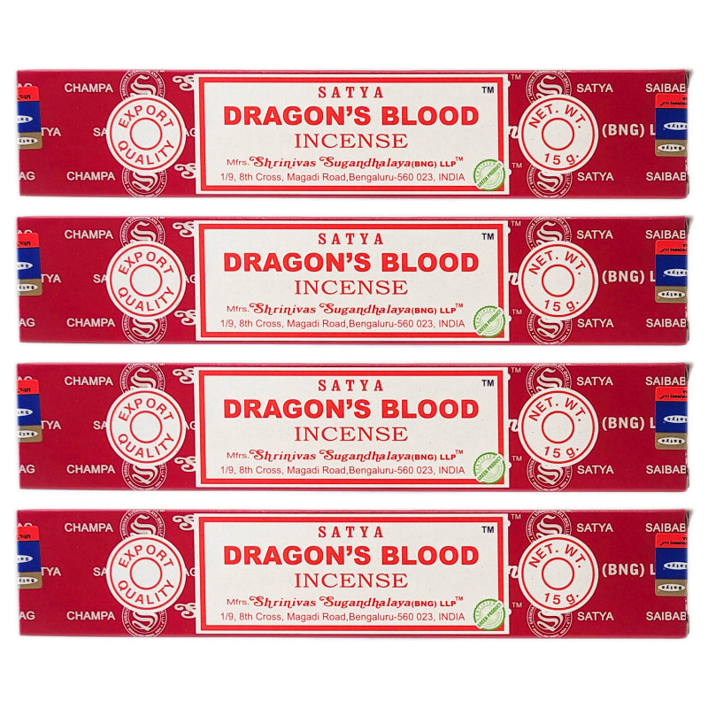 Dragon's Blood Scent Incense Sticks by Satya BNG, 15g Packs