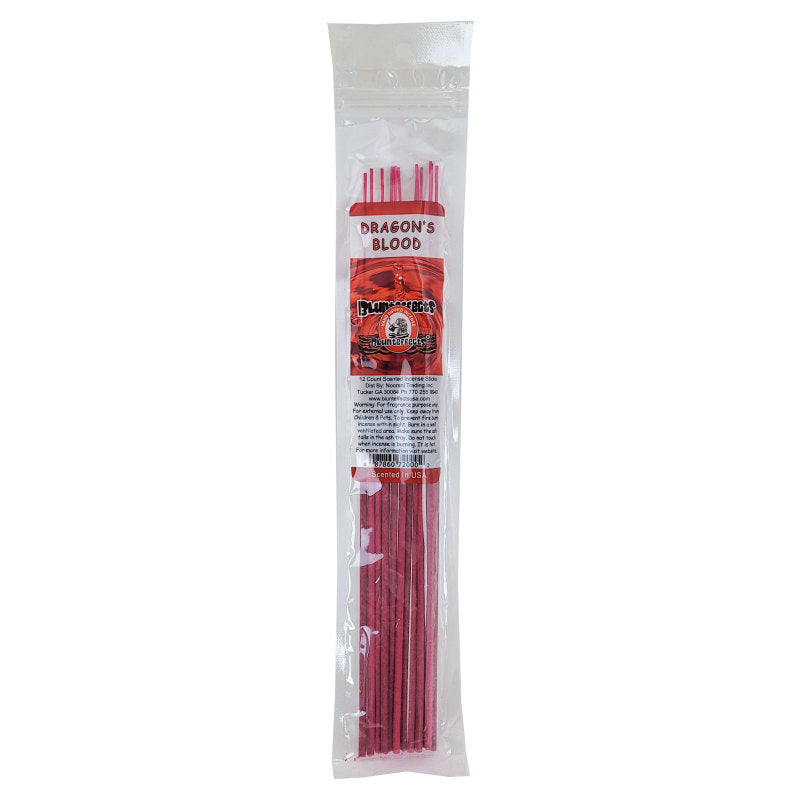 10.5" BluntEffects Incense Fragrance Wands, 12-Pack Dragon's Blood Scent