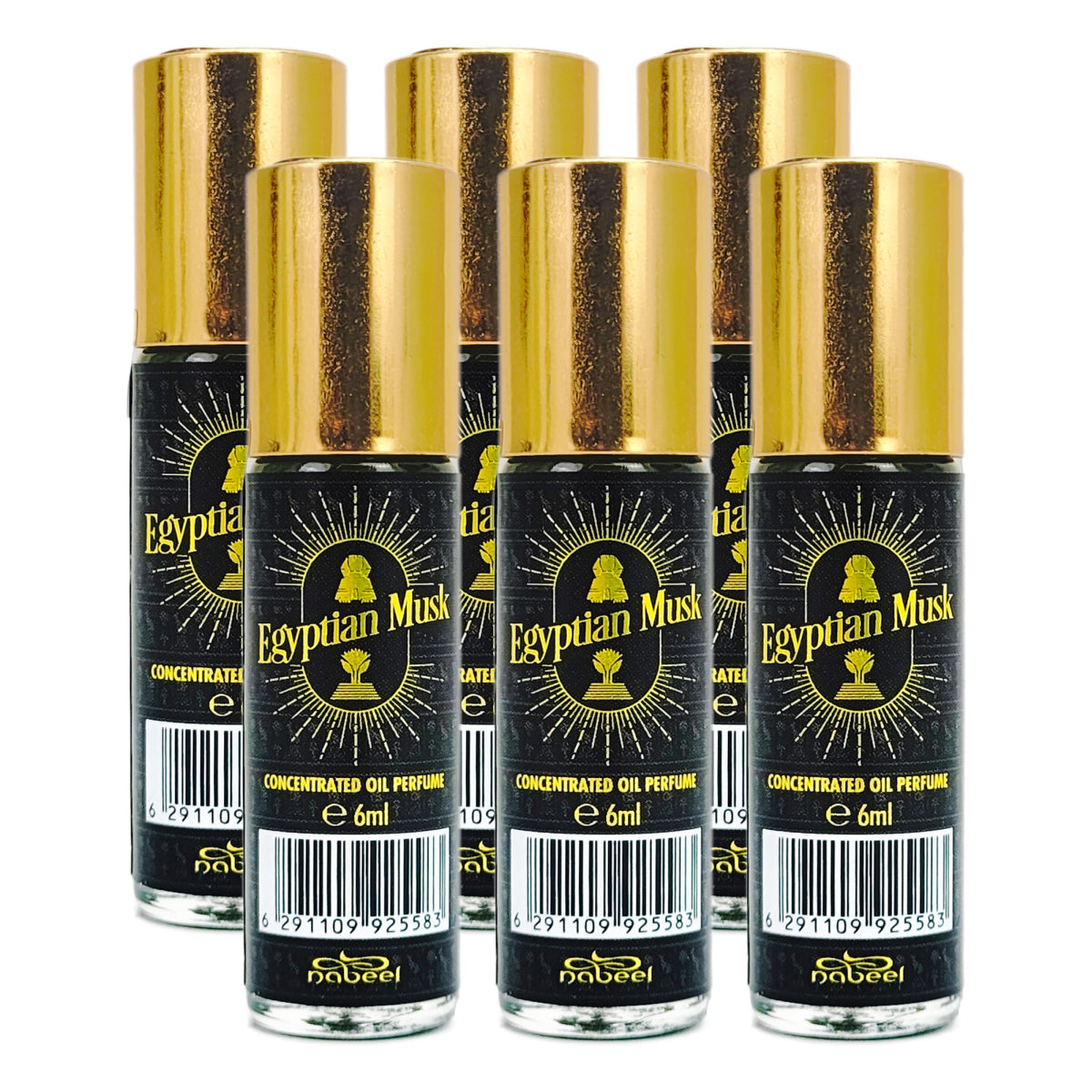 6ml Roll-On Body Oil Perfume, Egyptian Musk Scent by Nabeel