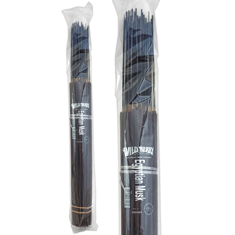 Egyptian Musk 19" BIGGIES Wild Berry Incense, ~50ct Packs