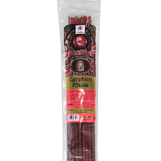 Egyptian Musk Scent 19" Blunt Black Jumbo Incense