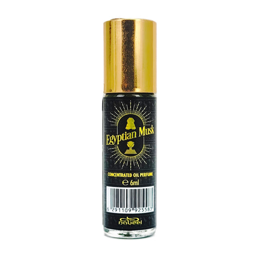 6ml Roll-On Body Oil Perfume, Egyptian Musk Scent by Nabeel