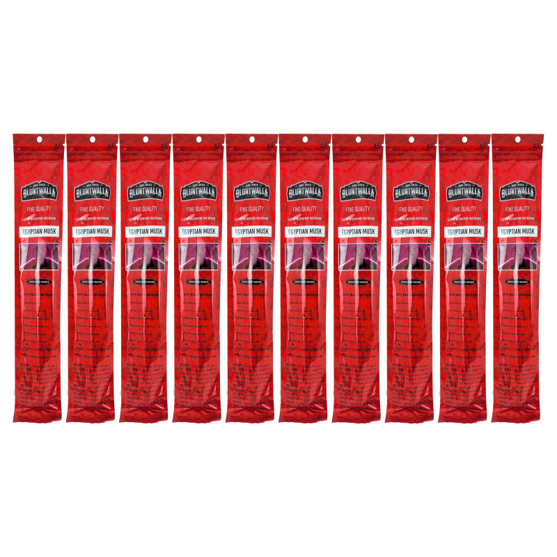 10-Packs Egyptian Musk 11" Bluntwalla Incense