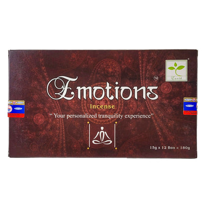 Emotions Scent Incense Sticks by Satya BNG, 15g Packs