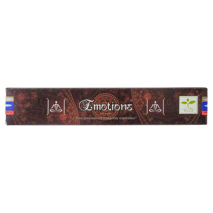 Emotions Scent Incense Sticks by Satya BNG, 15g Packs