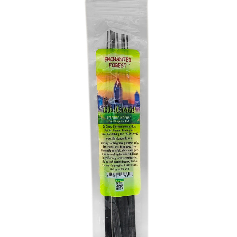 Enchanted Forest 10.5" Blunt & Mild Incense, 20g Pack