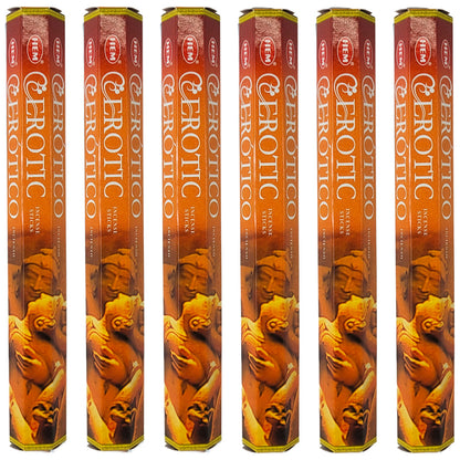 HEM Incense Sticks 20-Stick Hex Packs, Erotic