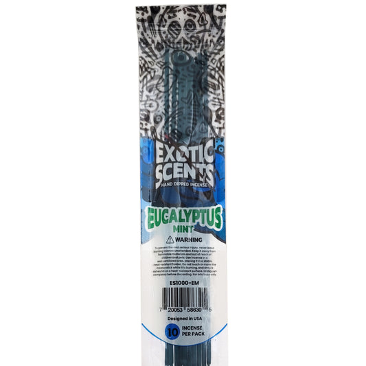 Eucalyptus Mint Scent 11" Exotic Scents Incense