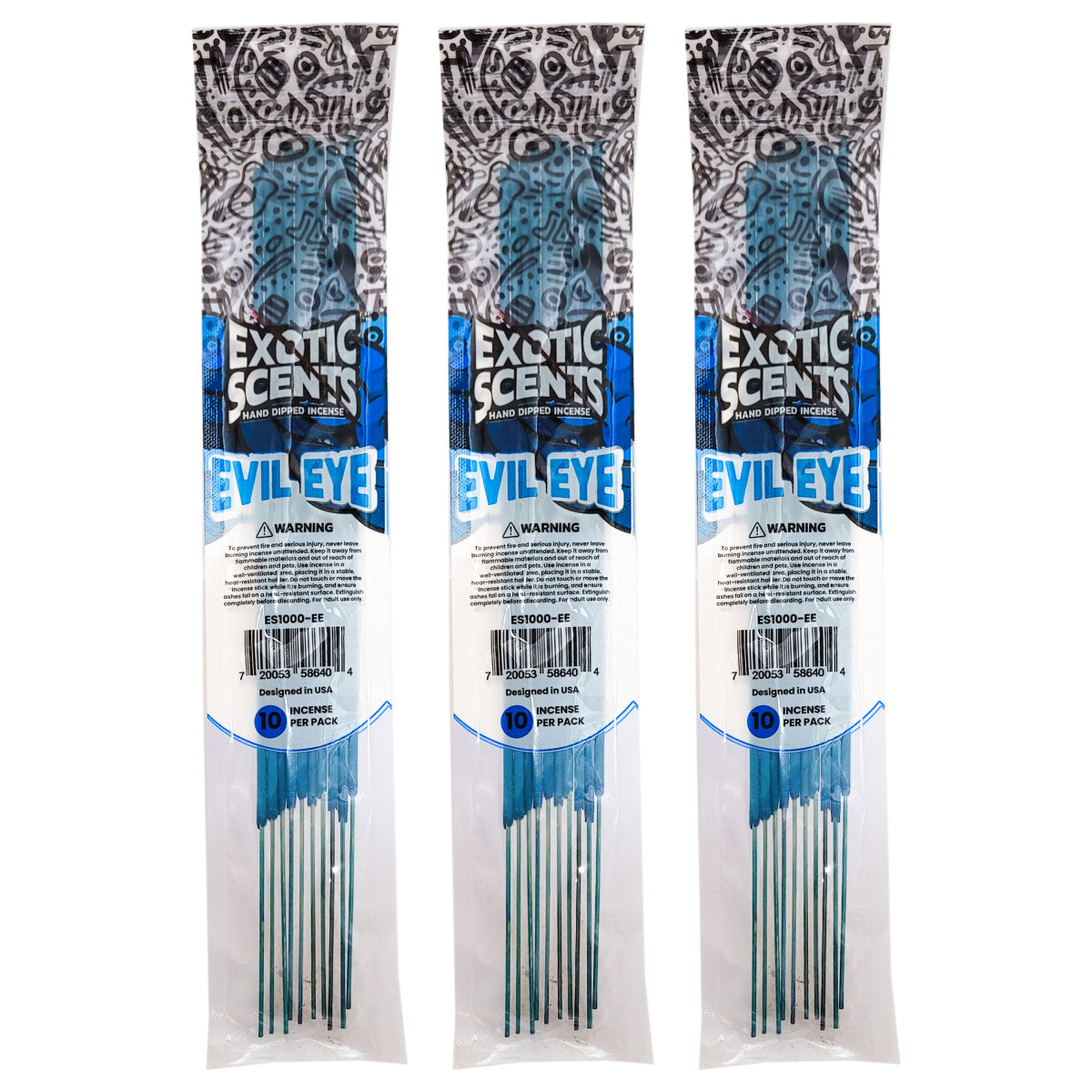Evil Eye Scent 11" Exotic Scents Incense