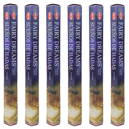 HEM Incense Sticks 20-Stick Hex Packs, Fairy Dreams Scent