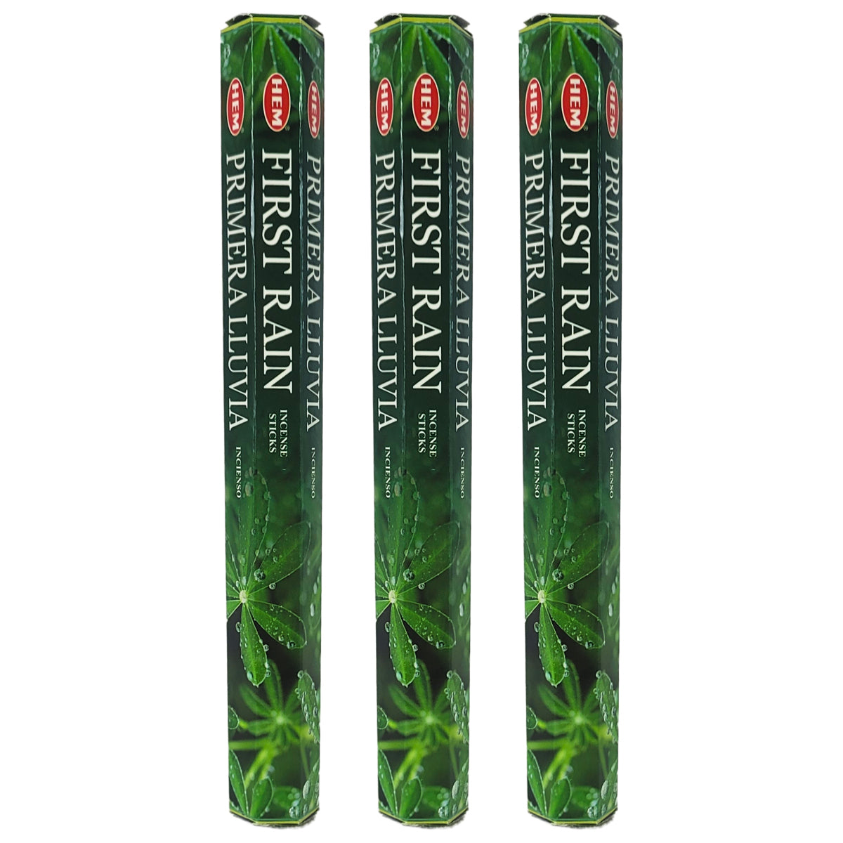 HEM Incense Sticks 20-Stick Hex Packs, First Rain