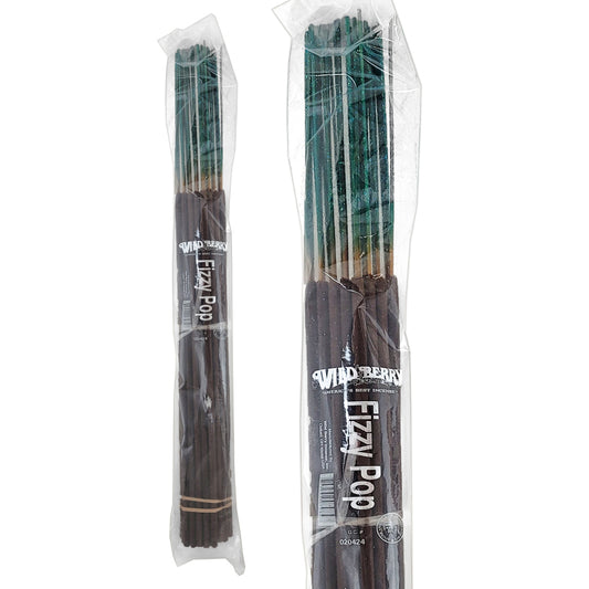 Fizzy Pop 19" BIGGIES Wild Berry Incense, ~50ct Packs