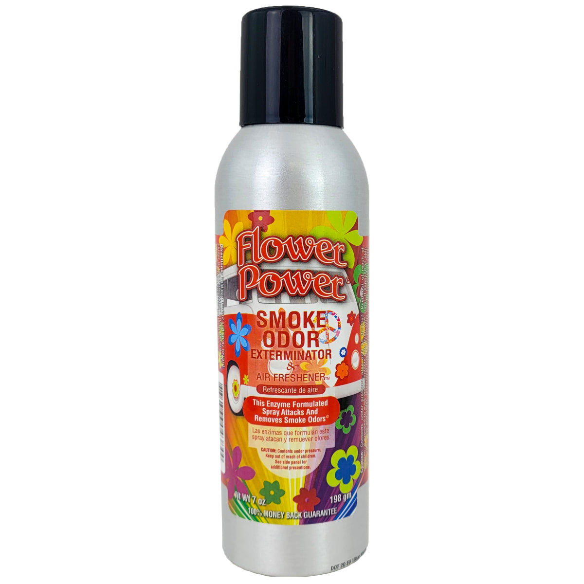 Flower Power Scent 7oz Smoke Odor Exterminator Aerosol Can Spray