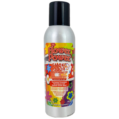 Flower Power Scent 7oz Smoke Odor Exterminator Aerosol Can Spray