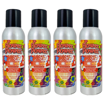 Flower Power Scent 7oz Smoke Odor Exterminator Aerosol Can Spray