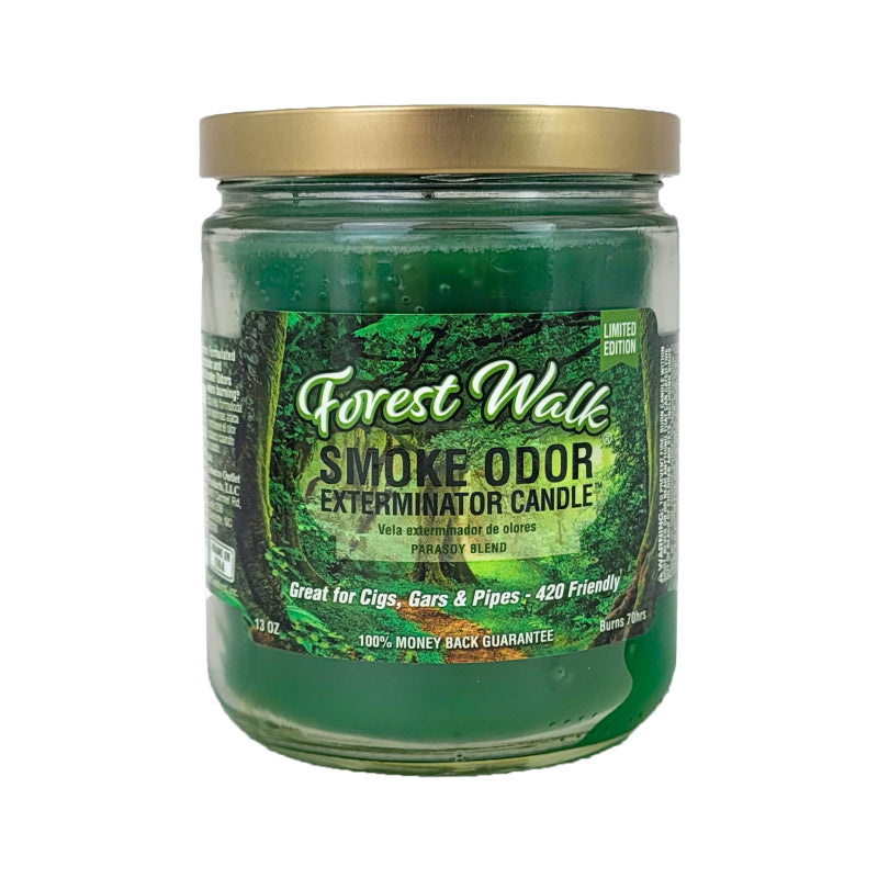 Forest Walk 4" Odor Exterminator Glass Jar Candle 13oz