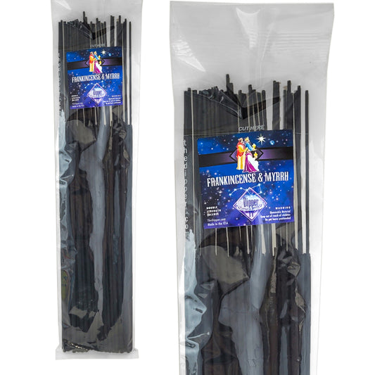 Frankincense & Myrrh Scent 19" Incense, 50-Stick Pack, by The Dipper