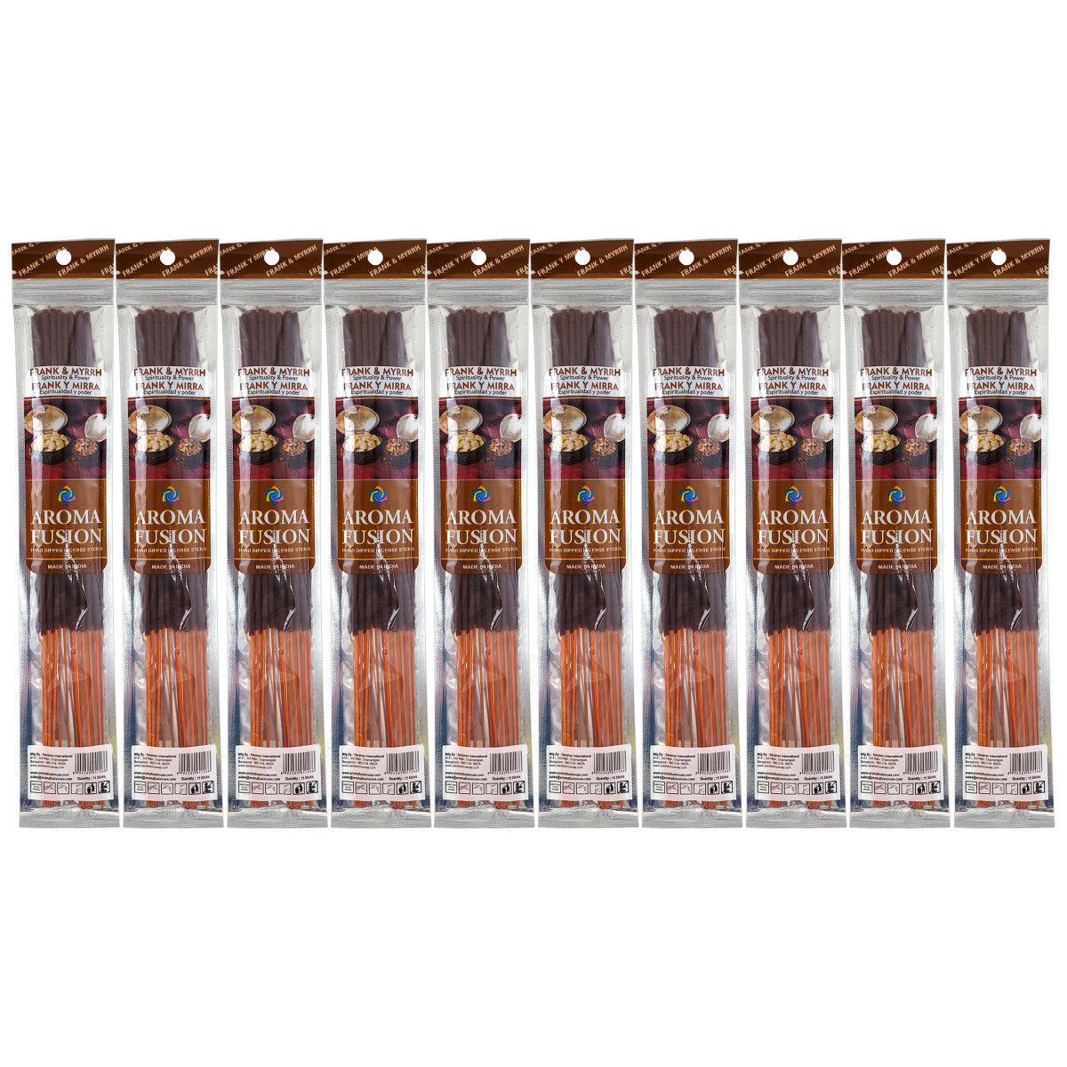 Aroma Fusion 11" Incense Sticks - Frank & Myrrh Scent