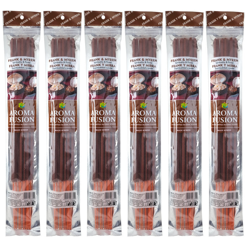 Frank & Myrrh Scent Aroma Fusion 19" Jumbo Incense, 10-Stick Pack