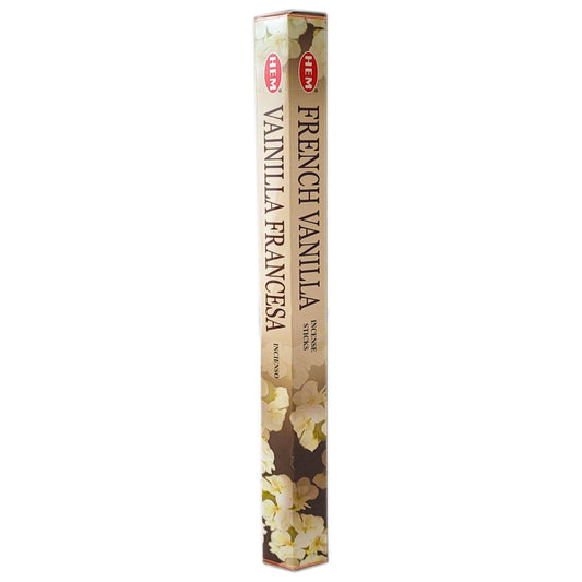 HEM Incense Sticks 20-Stick Hex Packs, French Vanilla
